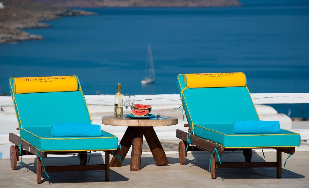 Myconian Princess Luxury Villas Kalafatis Exterior foto